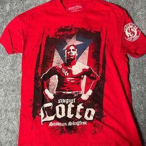 Miguel Cotto Puerto Rico Logo Red T-Shirt